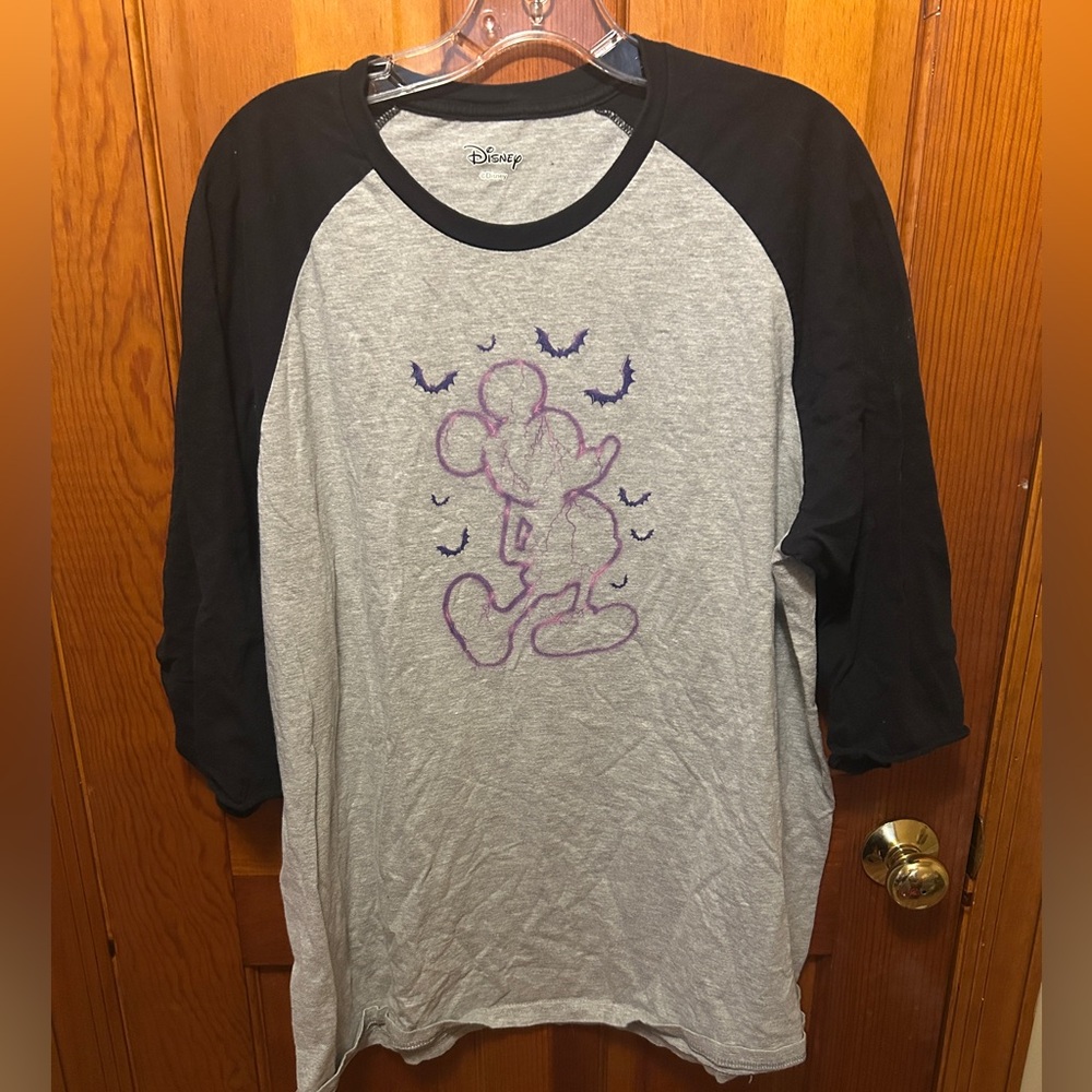 Disney Halloween Mickey Mouse raglan tee xxl